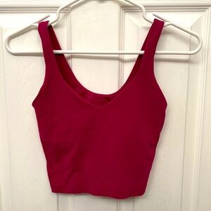 Lululemon Raspberry Align Tank Top, Size 2